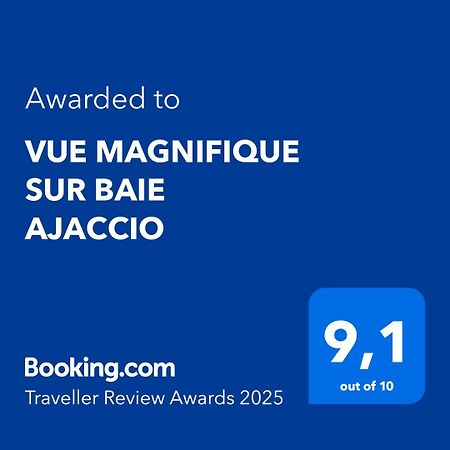 Vue Magnifique Sur Baie Ajaccio Lejlighed Porticcio  Eksteriør billede