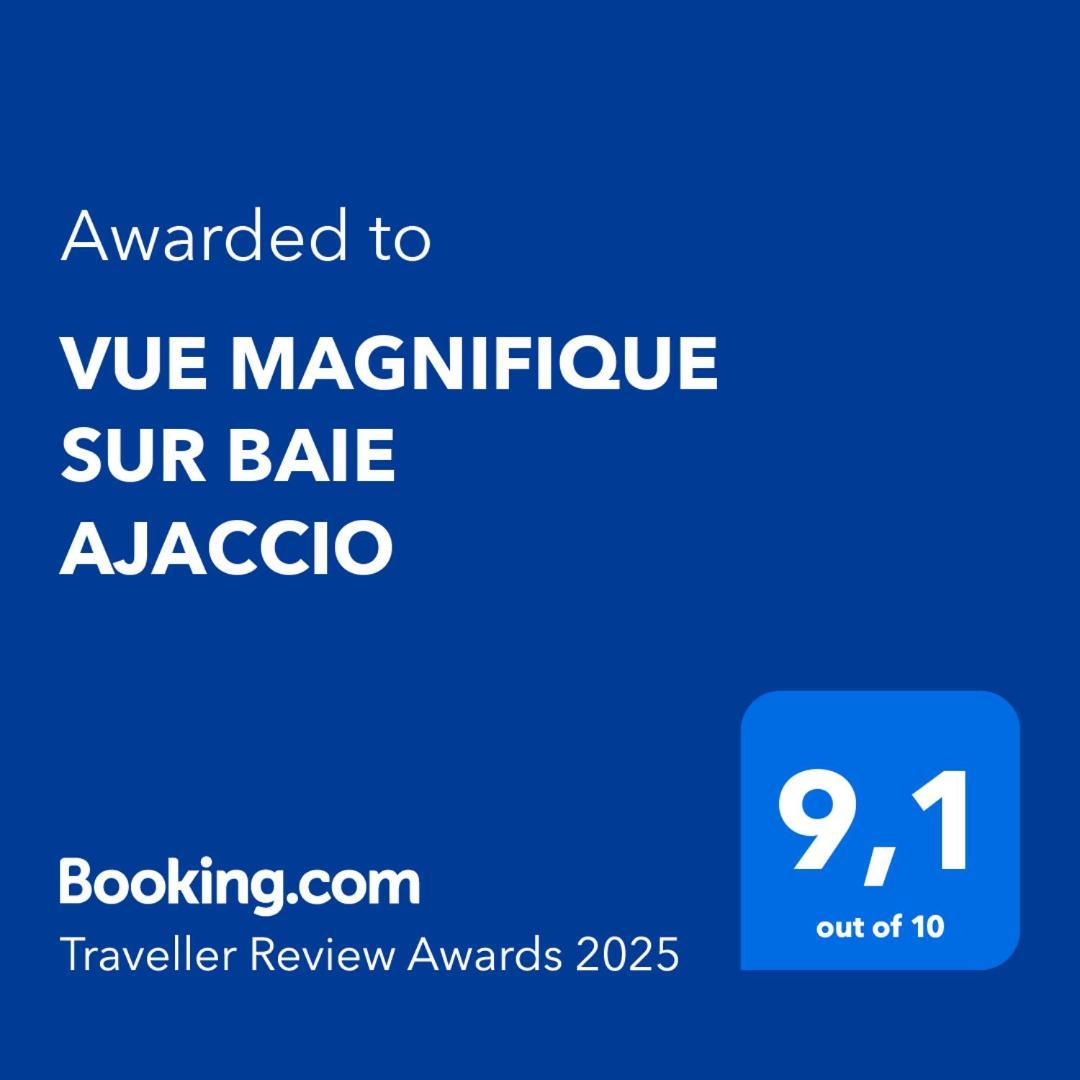 Vue Magnifique Sur Baie Ajaccio Lejlighed Porticcio  Eksteriør billede